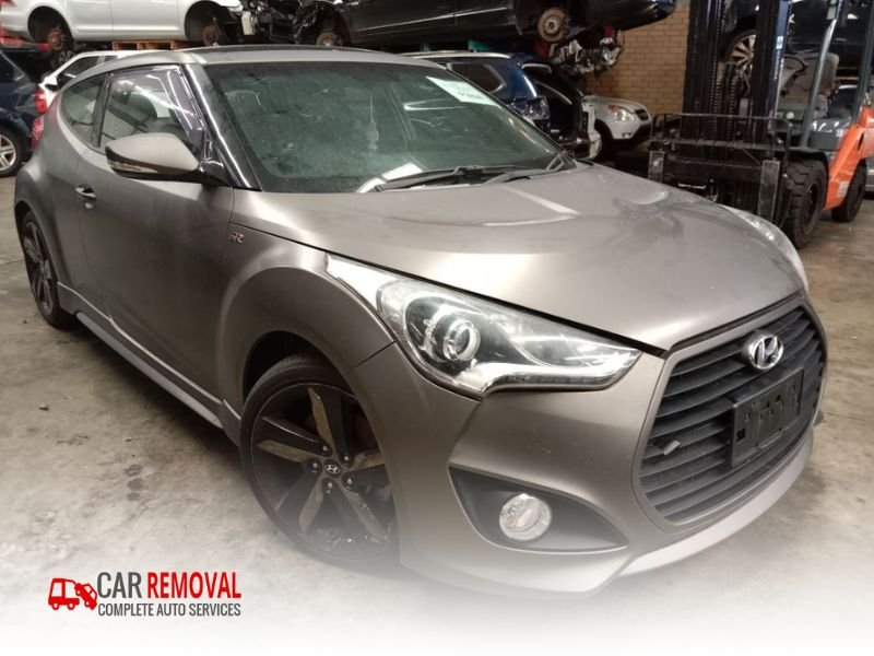 Hyundai Veloster 2013 Grey Wrecking