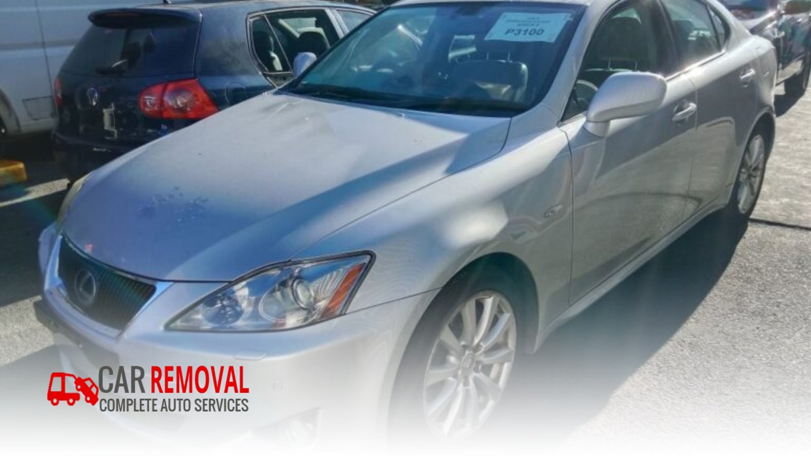 Lexus IS250 2007 Silver Car Removal Perth