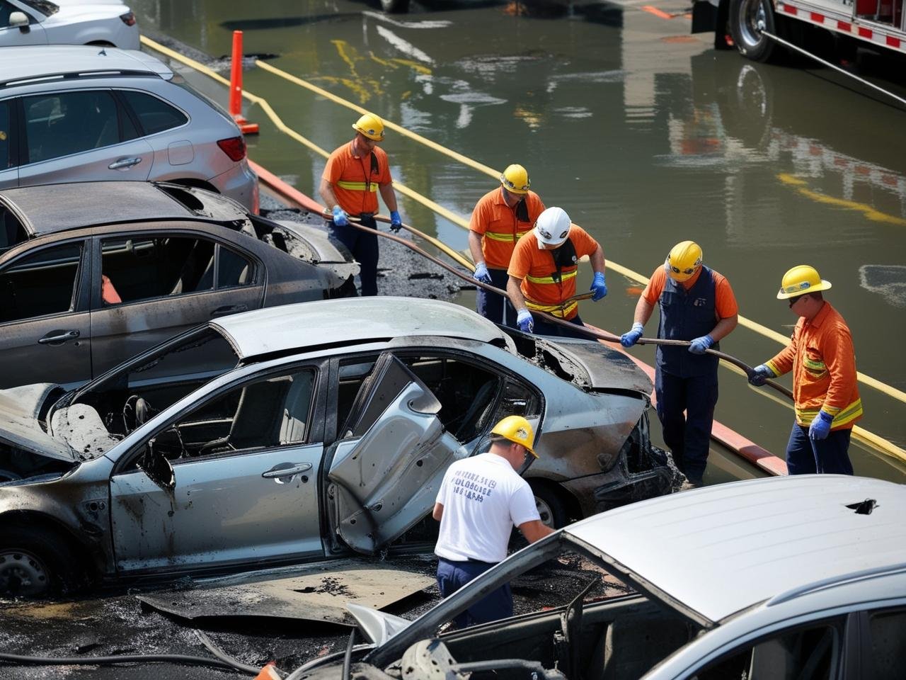 Fire & Flood-Damaged Car Removal